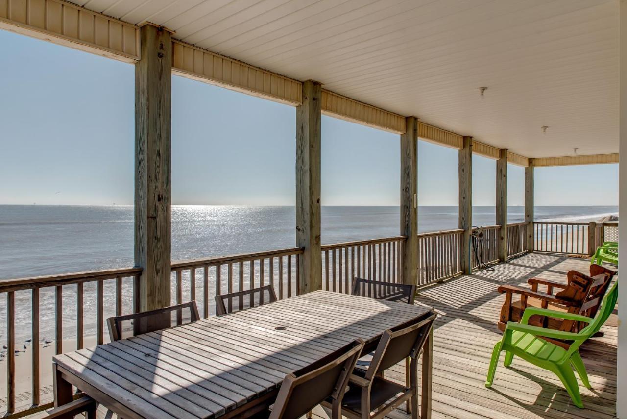 Marisol - Pet Friendly And Gulf Front! Enjoy The Large Deck With Amazing Views! Home Dauphin Island Eksteriør bilde